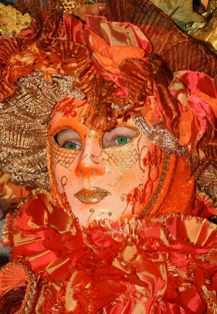 beautiful carnival maskの写真素材