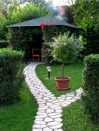 Garden arborの写真素材