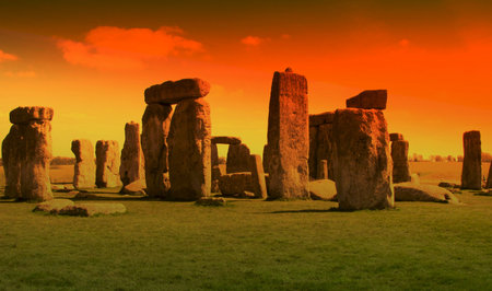  mystery stonehengeの写真素材