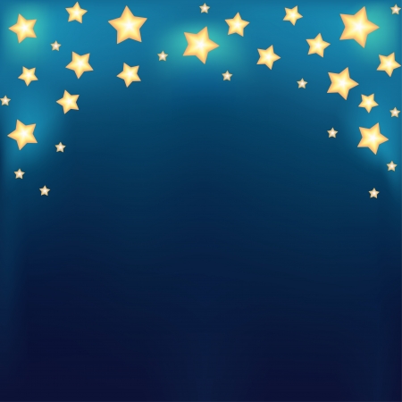 Background with shiny cartoon stars  Template design for card のイラスト素材