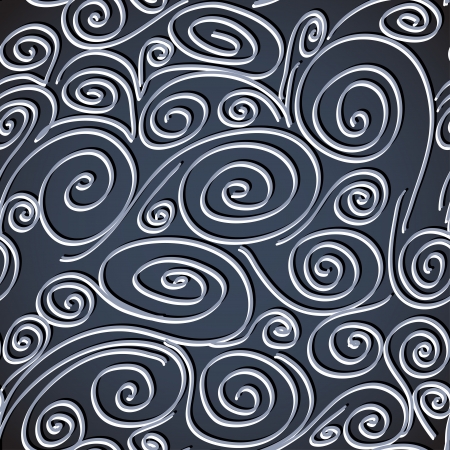 Seamless background with spiralsのイラスト素材
