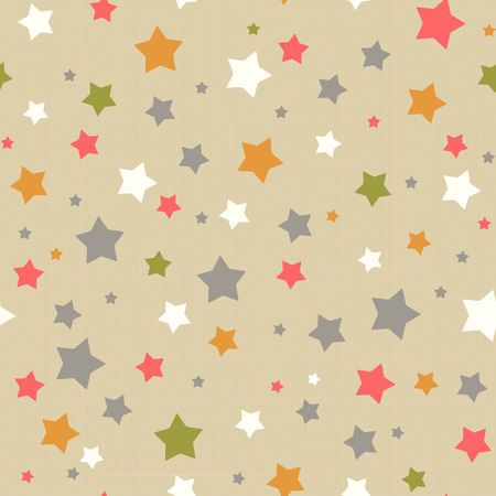 Seamless stars pattern.のイラスト素材