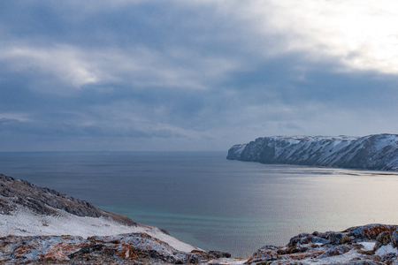 Deep blue Baikalの写真素材