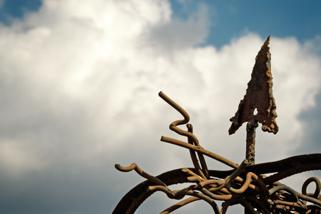 Metal in corrosion and  rustの写真素材