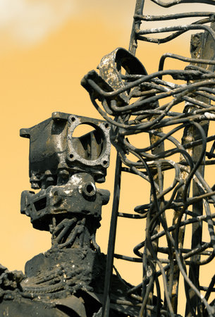 Metal in corrosion and  rustの写真素材