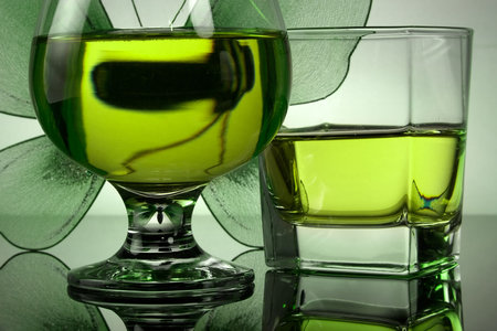 Composition from glasses and butterflies-concepts of sincere fragility and internal maintenanceの写真素材