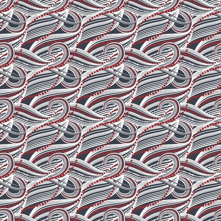 Seamless abstract wave pattern-model for design of gift packs, patterns fabric, wallpaper, web sites, etc.のイラスト素材