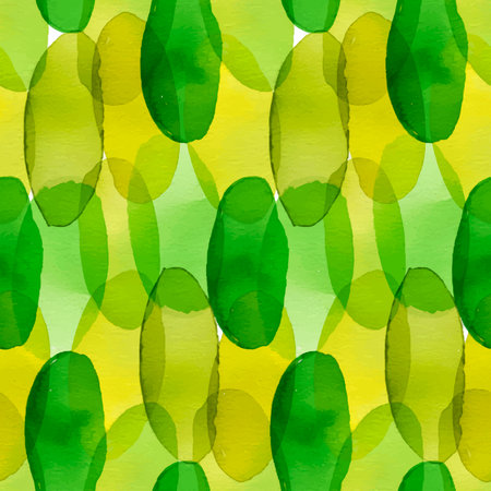 Seamless vector artistic design watercolor stain patternのイラスト素材