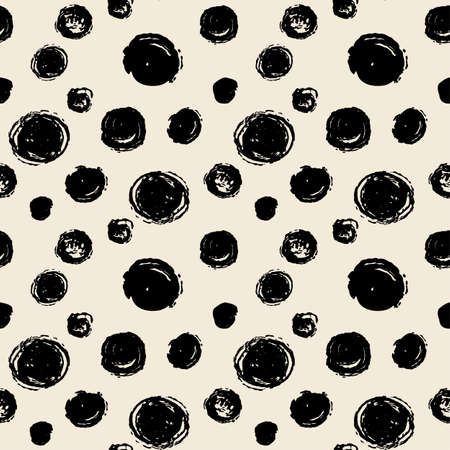 Seamless textile doodle pattern grunge texture.Trendy modern ink artistic design with authentic and unique scrapes, watercolor blotted background for a logo, cards, invitations, posters, banners.のイラスト素材