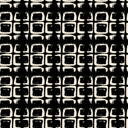 Seamless textile doodle pattern grunge texture.Trendy modern ink artistic design with authentic and unique scrapes, watercolor blotted background for a logo, cards, invitations, posters, banners.のイラスト素材