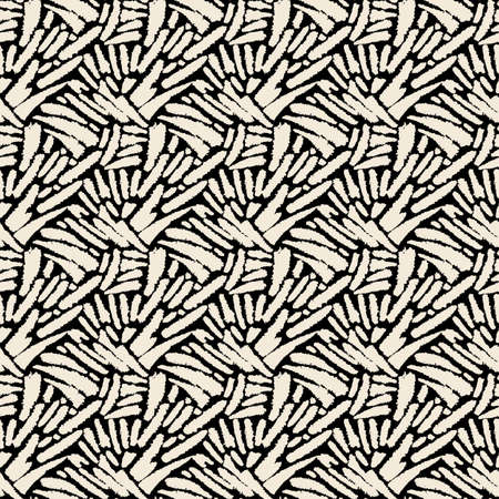 Seamless ink doodle pattern grunge texture.Trendy modern ink artistic design with authentic and unique scrapes, watercolor blotted background for a logo, cards, invitations, posters, banners.のイラスト素材