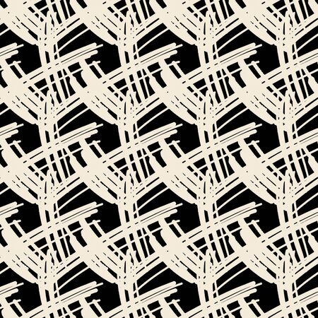 Seamless ink doodle pattern grunge texture.Trendy modern ink artistic design with authentic and unique scrapes, watercolor blotted background for a logo, cards, invitations, posters, banners.のイラスト素材