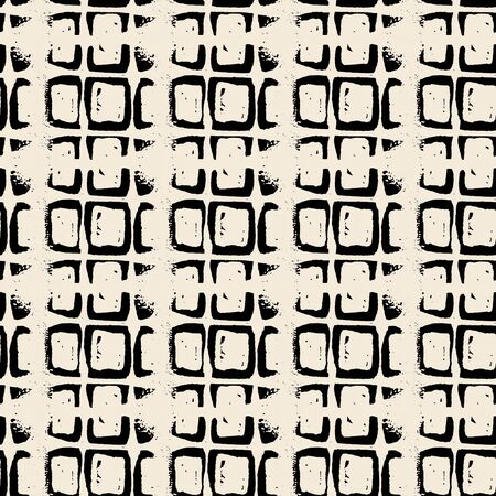 Seamless textile doodle pattern grunge texture.Trendy modern ink artistic design with authentic and unique scrapes, watercolor blotted background for a logo, cards, invitations, posters, banners.のイラスト素材