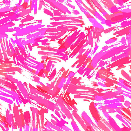 Seamless brushpen textile doodle pattern grunge texture.Trendy modern ink artistic design with authentic,unique scrapes, watercolor blotted background for a logo, cards, invitations, posters, banners.のイラスト素材