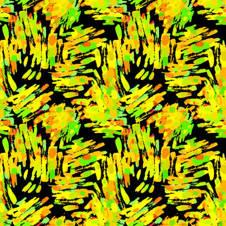 Seamless brushpen textile doodle pattern grunge texture.Trendy modern ink artistic design with authentic,unique scrapes, watercolor blotted background for a logo, cards, invitations, posters, banners.のイラスト素材