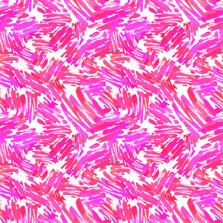Seamless brushpen textile doodle pattern grunge texture.Trendy modern ink artistic design with authentic,unique scrapes, watercolor blotted background for a logo, cards, invitations, posters, banners.のイラスト素材