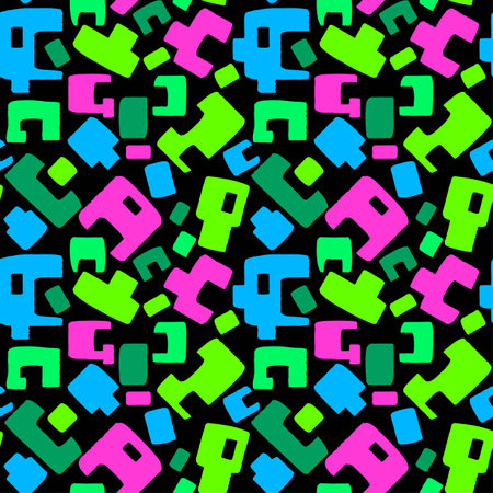 Seamless brushpen textile doodle pattern grunge texture.Trendy modern ink artistic design with authentic,unique scrapes, watercolor blotted background for a logo, cards, invitations, posters, banners.のイラスト素材
