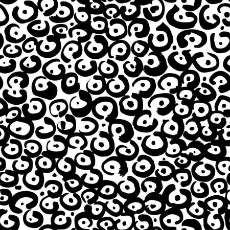 Seamless textile doodle pattern grunge texture.Trendy modern ink artistic design with authentic,unique scrapes, watercolor blotted background for a logo, cards, invitations, posters, banners.のイラスト素材