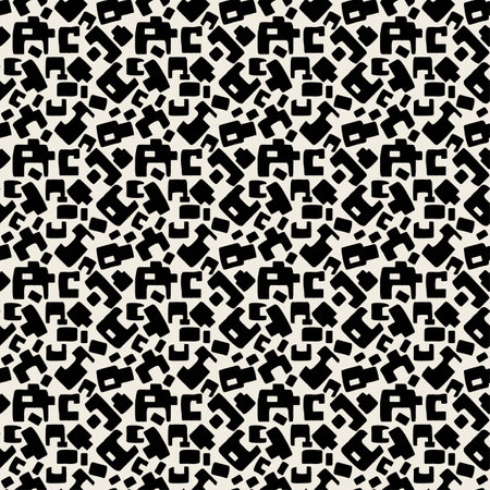 Seamless brushpen textile doodle pattern grunge texture.Trendy modern ink artistic design with authentic,unique scrapes, watercolor blotted background for a logo, cards, invitations, posters, banners.のイラスト素材