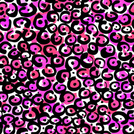 Seamless textile doodle pattern grunge texture.Trendy modern ink artistic design with authentic,unique scrapes, watercolor blotted background for a logo, cards, invitations, posters, banners.のイラスト素材