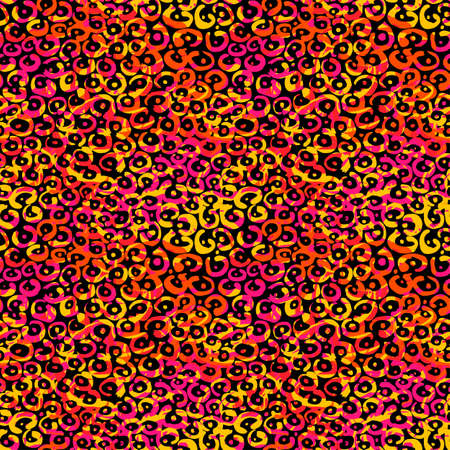 Seamless textile doodle pattern grunge texture.Trendy modern ink artistic design with authentic,unique scrapes, watercolor blotted background for a logo, cards, invitations, posters, banners.のイラスト素材