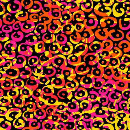 Seamless textile doodle pattern grunge texture.Trendy modern ink artistic design with authentic,unique scrapes, watercolor blotted background for a logo, cards, invitations, posters, banners.のイラスト素材