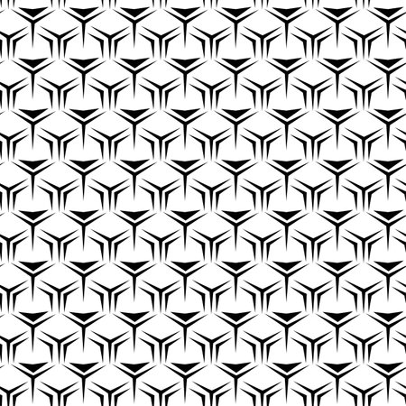 Memphis style hand drawn textured seamless pattern.Retro flavour trendy geometric elements painted with colorful ink brush strokes.のイラスト素材