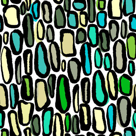 Seamless watercolor textile doodle pattern grunge texture.Trendy modern ink artistic design with authentic,unique scrapes, watercolor blotted background for a logo, cards, invitations, posters, banners.のイラスト素材