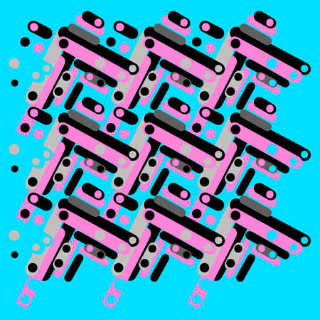 Geometric pattern.のイラスト素材