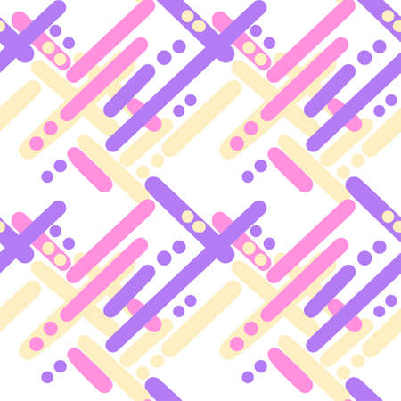 Geometric diagonal shapes pattern.のイラスト素材