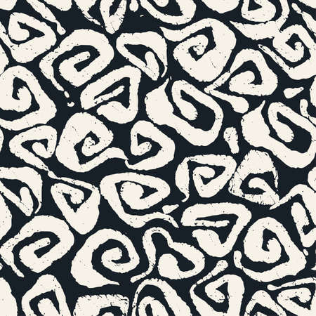 Brush pen textile doodle pattern grunge texture.のイラスト素材