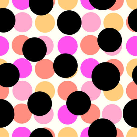 Polka dots pattern.のイラスト素材
