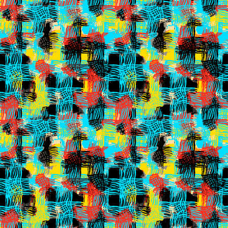 Shabby grunge textiles pattern.のイラスト素材