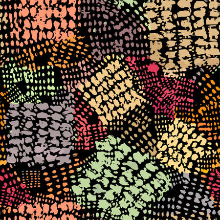 Brush pen textile doodle pattern grunge texture.のイラスト素材