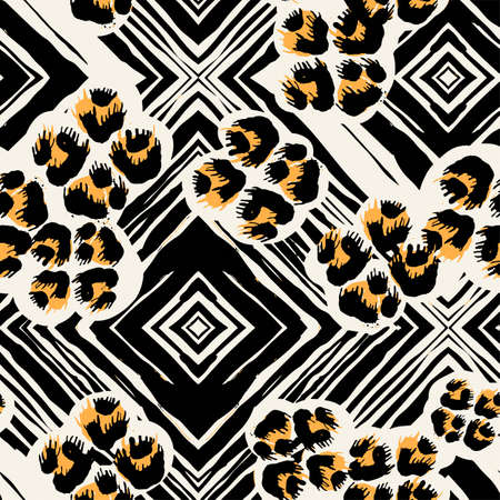 Textile  pattern print.のイラスト素材