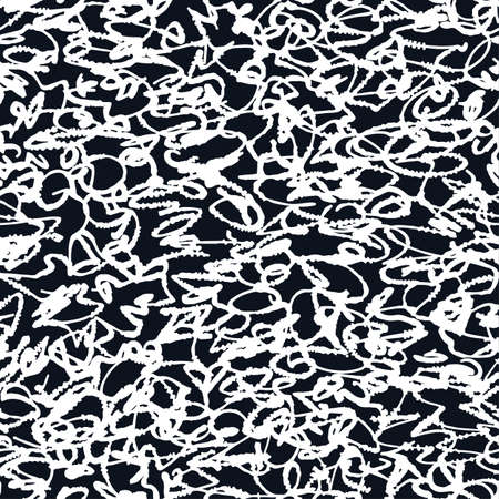 Textile seamless graffiti doodle patternのイラスト素材