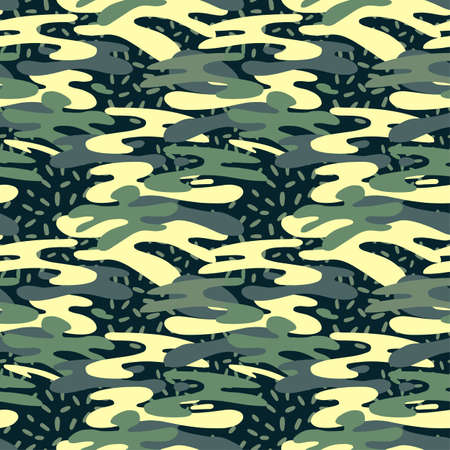 Camouflage seamless pattern, trenfy style  background.Perfect for invitations, posters, banners,fabric, textile ,gift wrap, greeting card,apparel designのイラスト素材