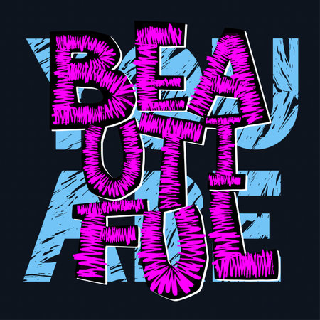 You are beautiful lettering design.