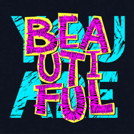 Modern lettering design.のイラスト素材
