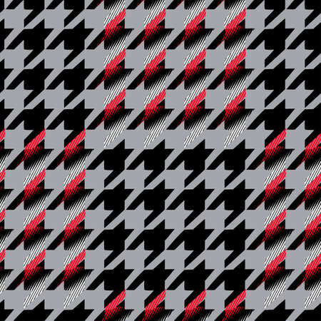 Ilustración de Hounds tooth pattern for clothes design - Imagen libre de derechos