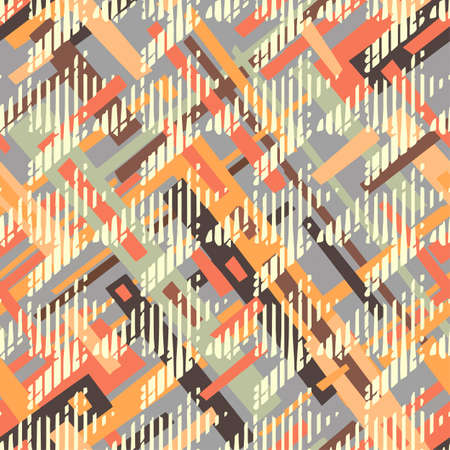 Houndstooth seamless pattern for clothes design.Trendy fabric abstract print with  houndstooth  black set on colorful backdrop Geometric improvisation on a classical motiveのイラスト素材