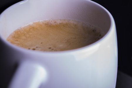 Close-up view of coffee Americanoの写真素材