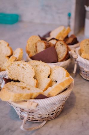 Tasty colorful and delicious italian buffet restaurantの写真素材