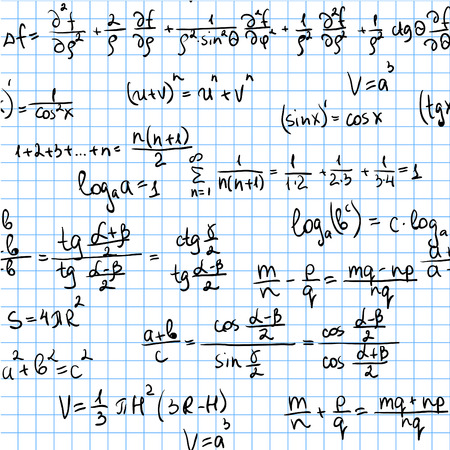 Tile for endless background. Mathematical seamless patternのイラスト素材