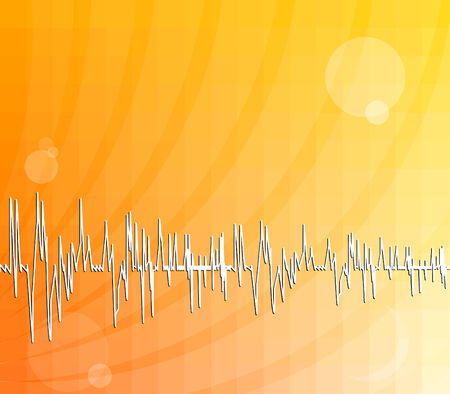 Abstract background with waveformsのイラスト素材