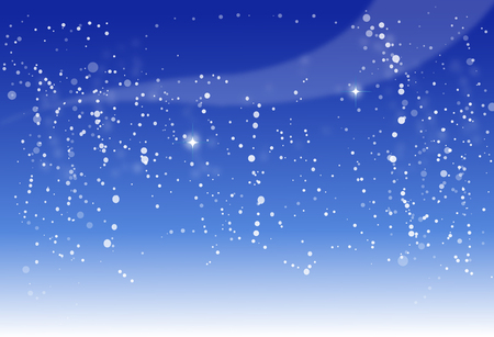 Blue dark night background with starsのイラスト素材