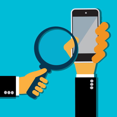 business concept in flat design for web, vectorのイラスト素材