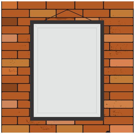 Seamless, brick, wall, frameのイラスト素材