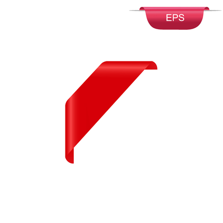 curled corner for papers, vector illustrationのイラスト素材