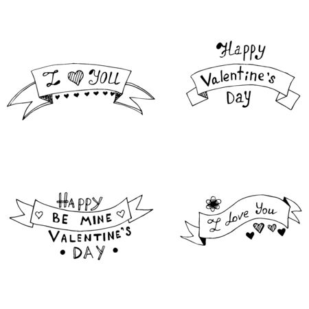 Valentine's Day, emblemsのイラスト素材